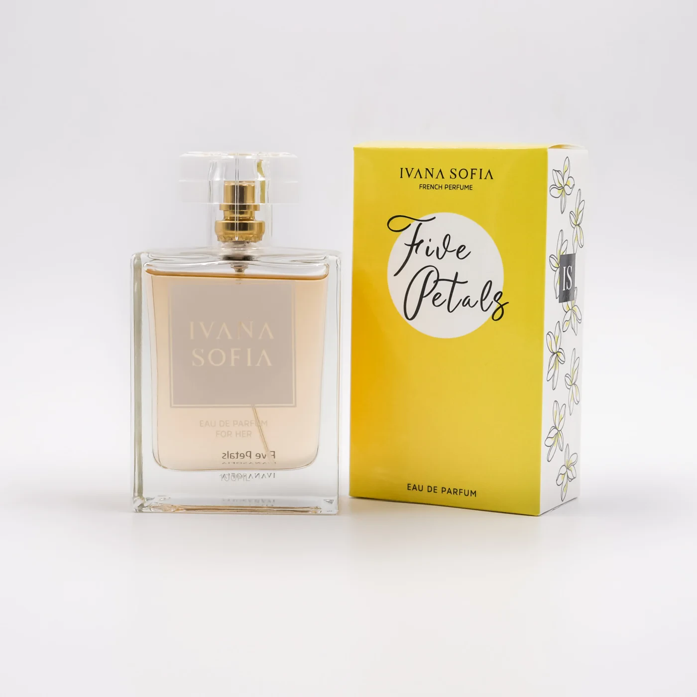 Five Petals 100ml bottle and presentation box