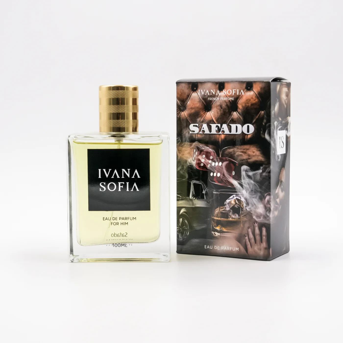 Safado 100ml bottle and presentation box