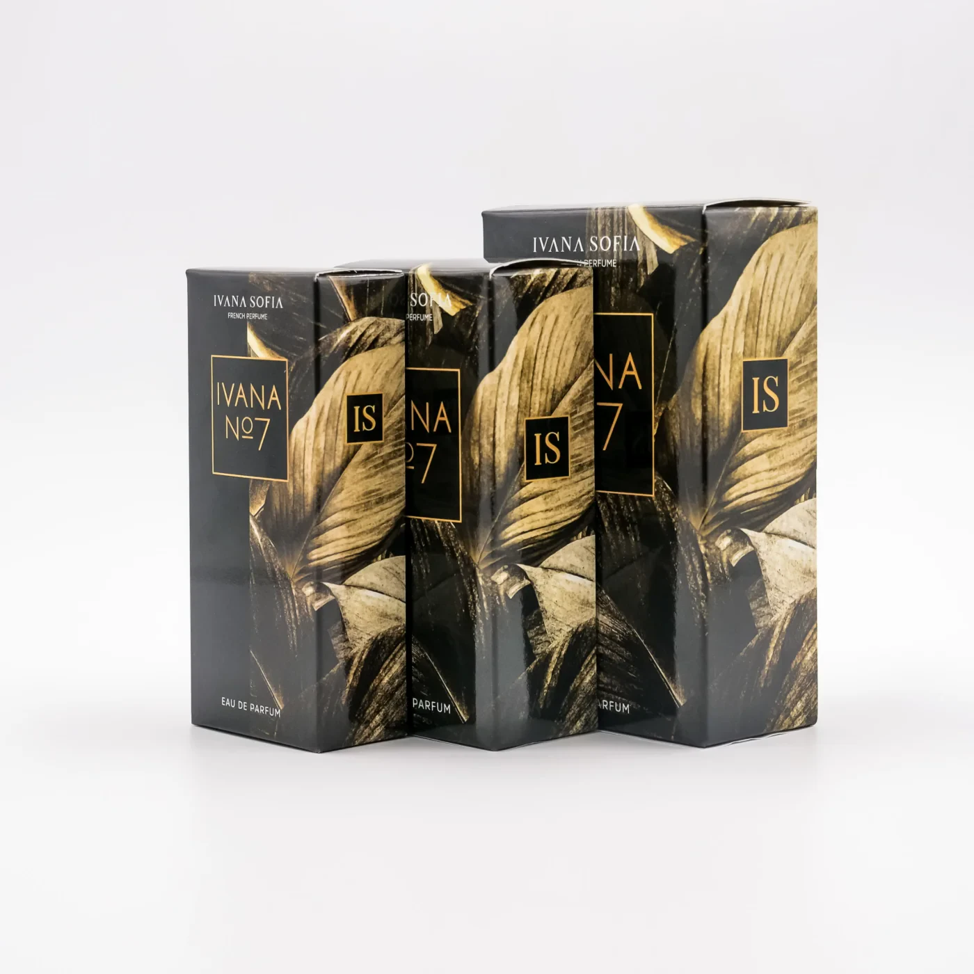 Ivana No 7 fragrance bottle, side view