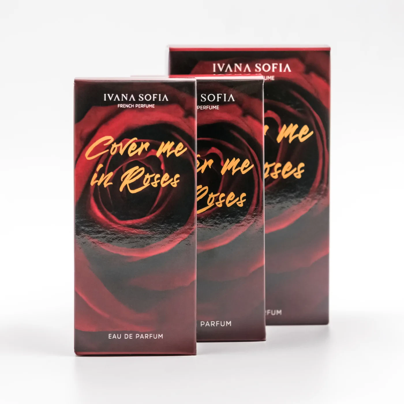 Cover Me In Roses eau de parfum by Ivana Sofia, inspired by Red Door