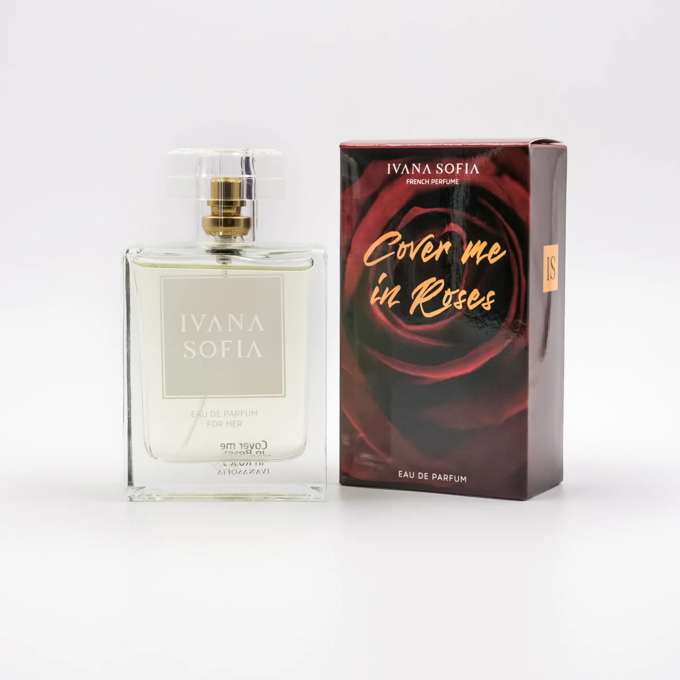 Cover Me In Roses 100ml bottle and presentation box