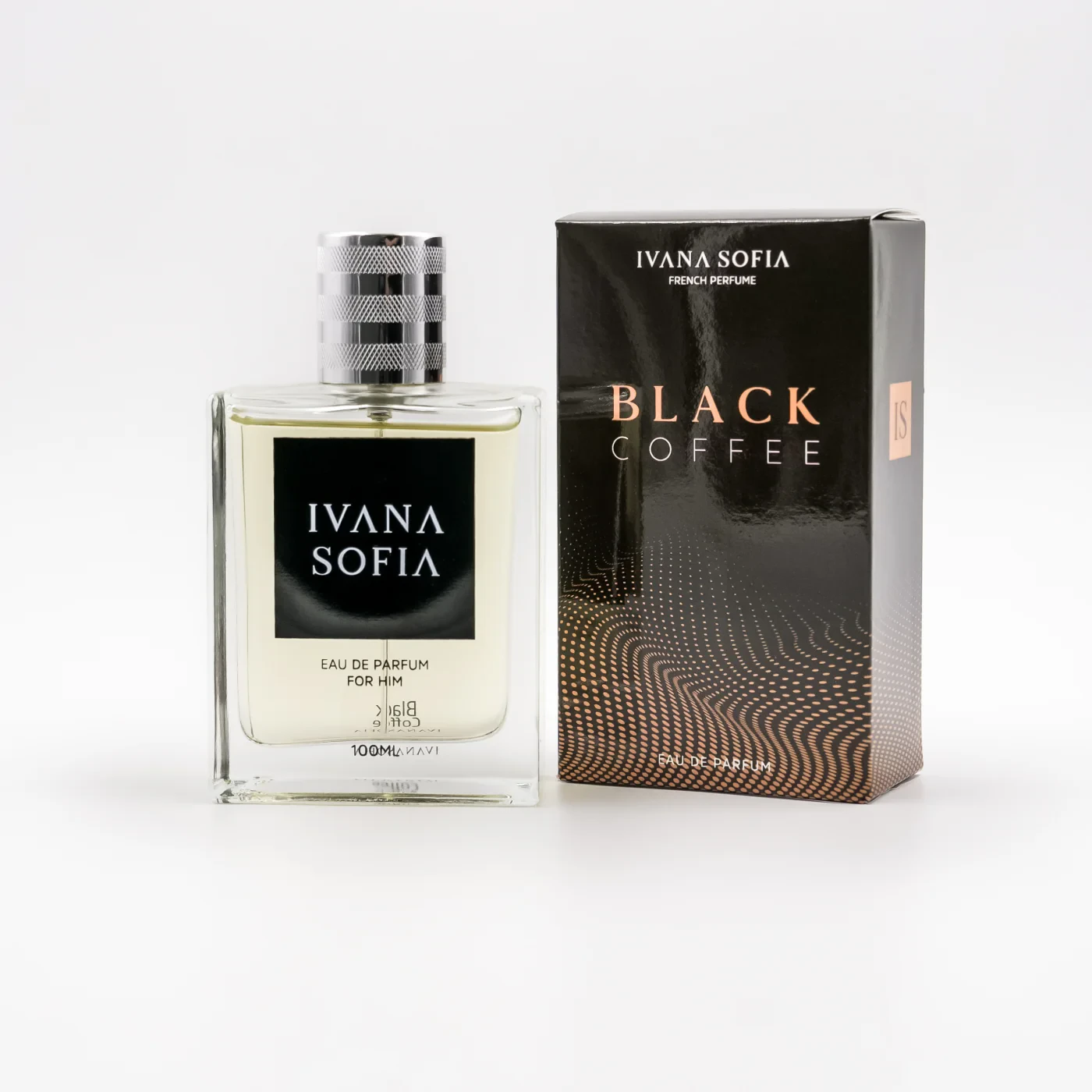 Black Coffee 100ml bottle and presentation box